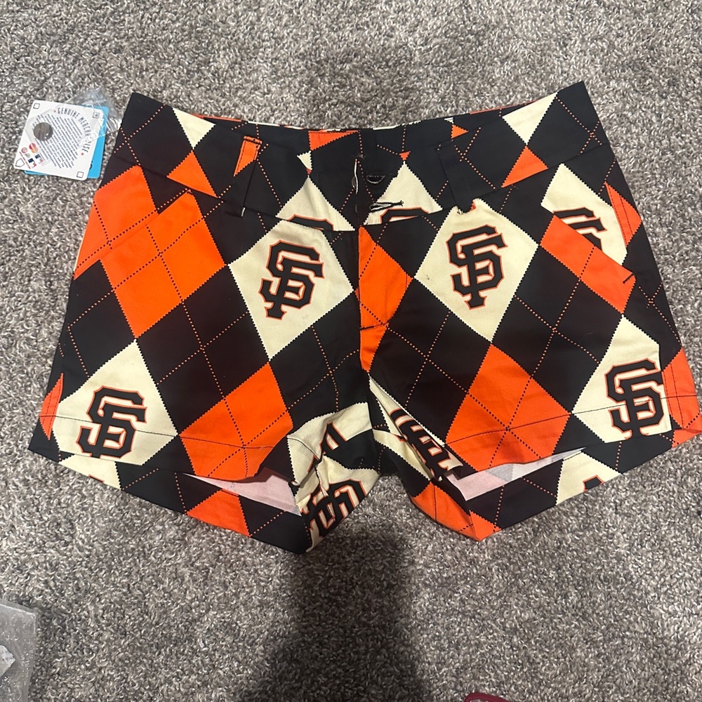 New loudmouth MLB San Francisco giants shorts size 2